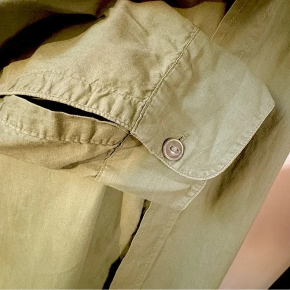 Vietnam Era US Navy Utility Shirt OG-107 Cotton Poplin USN Stencil NXSX Contract - Picture 4 of 13